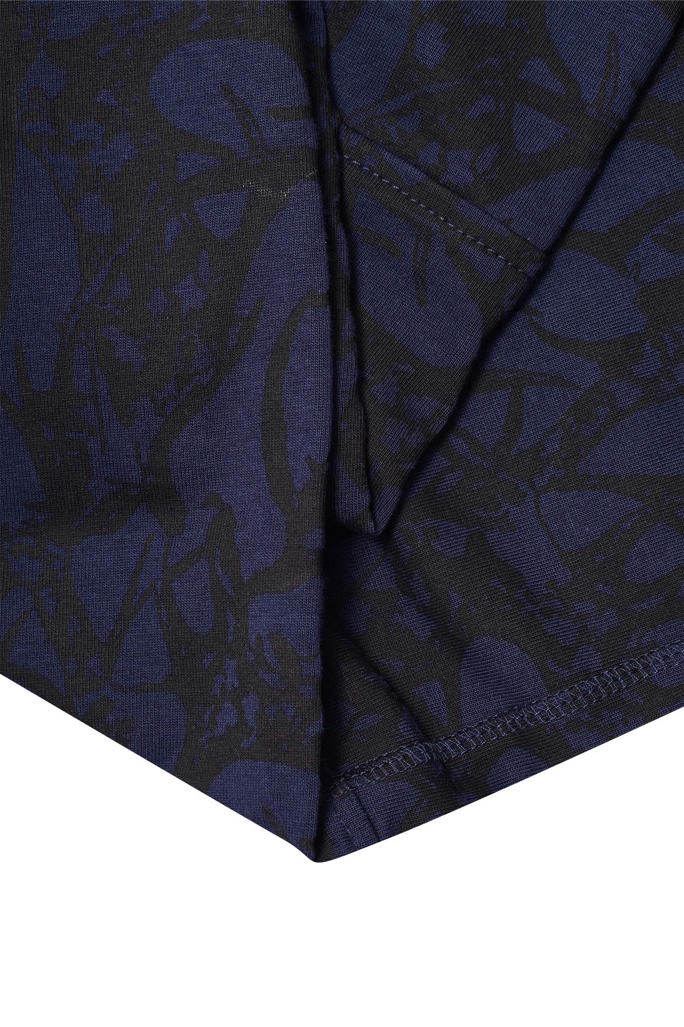 "VINES AND THORNS" OVERPOCKET PHAT PANTS IN NAVY