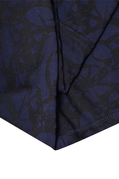 "VINES AND THORNS" OVERPOCKET PHAT PANTS IN NAVY