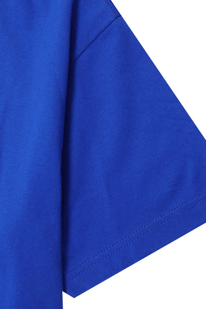 "OUTDOOR EXPLORATION" TEE IN ELECTRIC BLUE