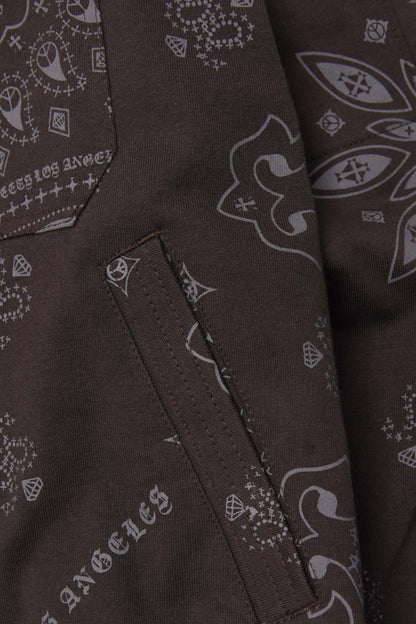 ROGUE WORK JACKET IN IRON PAISLEY