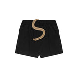 "PAINT SPLAT" LITTLE HUMAN™ PLEATED SHORTS IN CAVIAR
