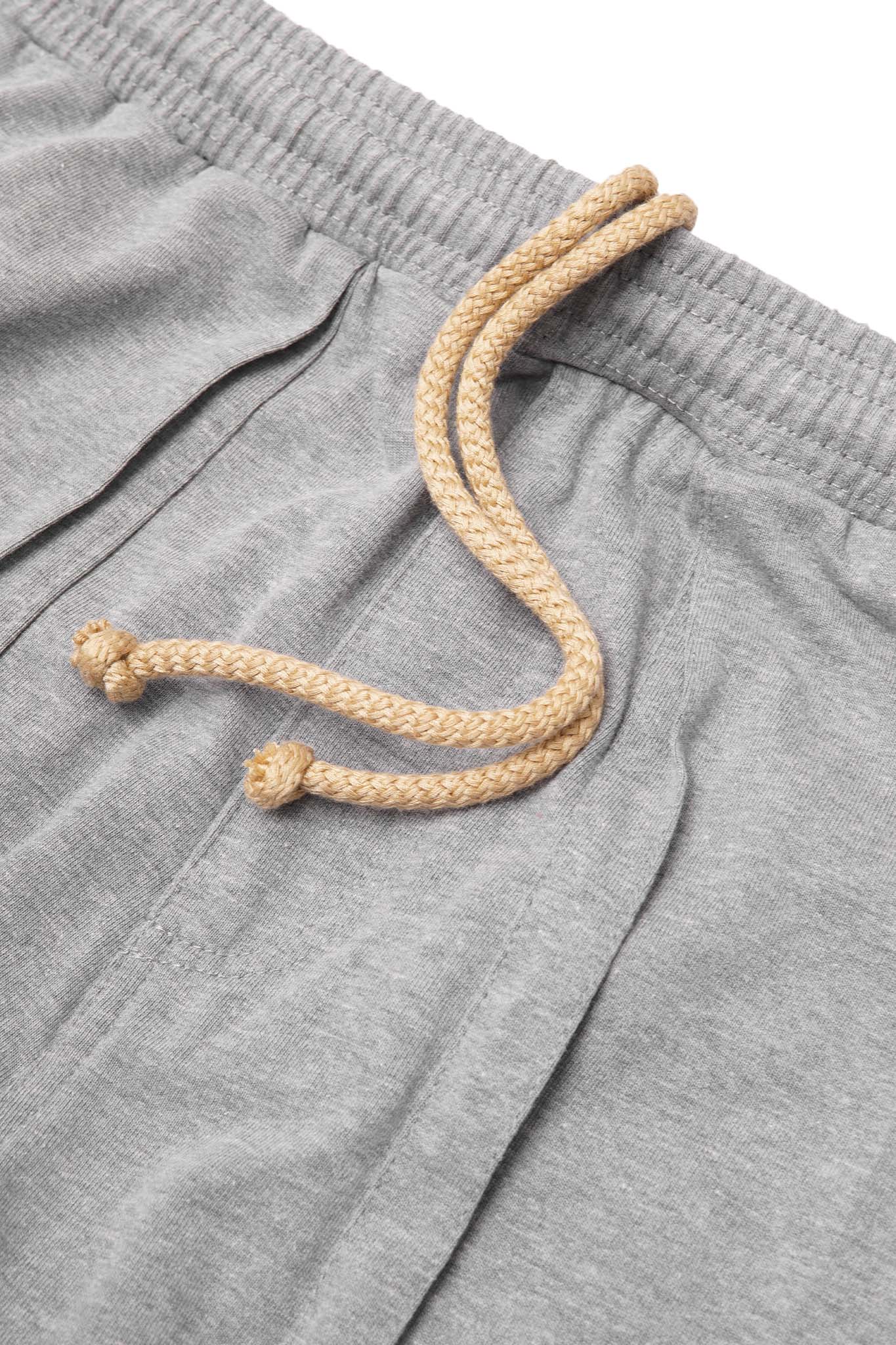 VEINS FRENCH TERRY PANTS IN HEATHER GREY
