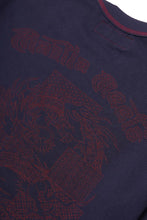 "YEAR OF THE DRAGON" MILITIA BOX TEE IN NAVY