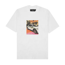 "POLICIA" TEE IN WHITE