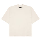 MOCK NECK TEE IN OAT