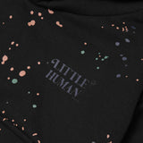"PAINT SPLAT" LITTLE HUMAN™ HOODIE IN CAVIAR
