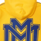 M'$ UNIVERSITY V2 HOODIE IN CANARY YELLOW