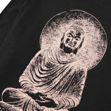 "THE ENLIGHTENED ONE" LONGSLEEVE TEE IN CAVIAR
