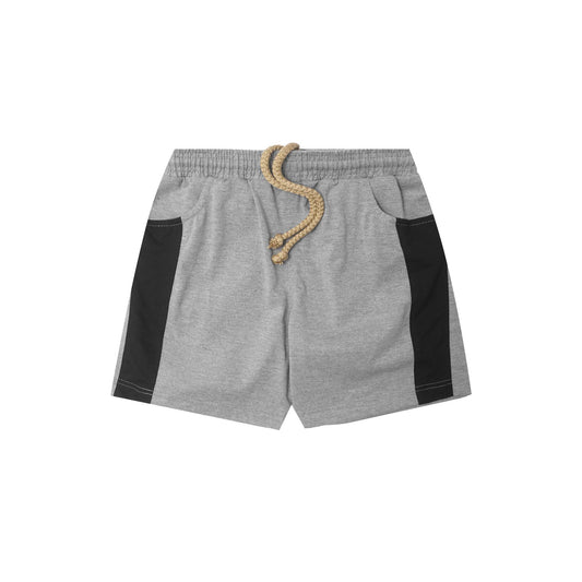 LITTLE HUMAN™ STRIDE SHORTS IN HEATHER GREY