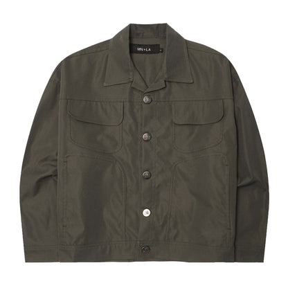 TRUCKER JACKET V2 IN OLIVE