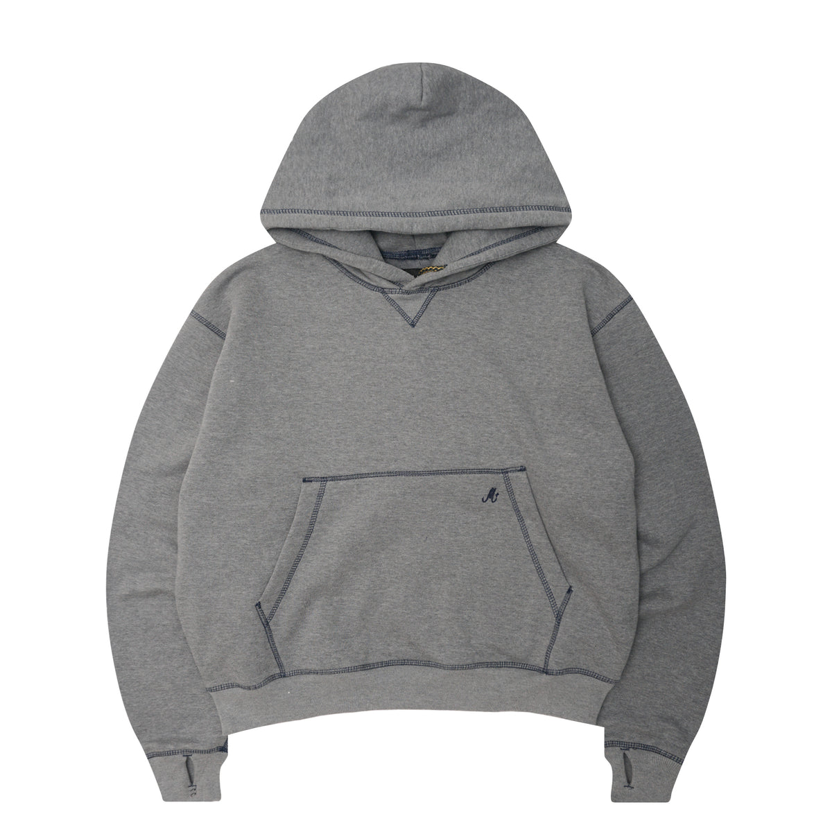 M+ EXO™ HOODIE IN HEATHER GREY/NAVY