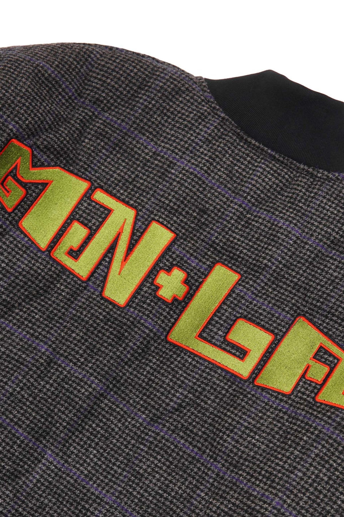 "THAI" BOMBER JACKET IN PIGEON PLAID/CITRON