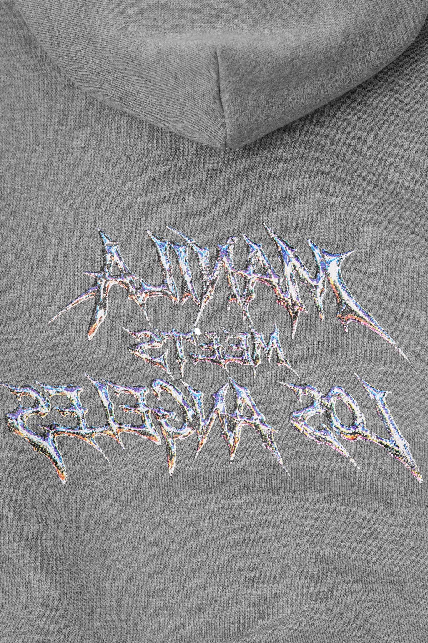 "MERCURIAL" HOODIE IN HEATHER GREY