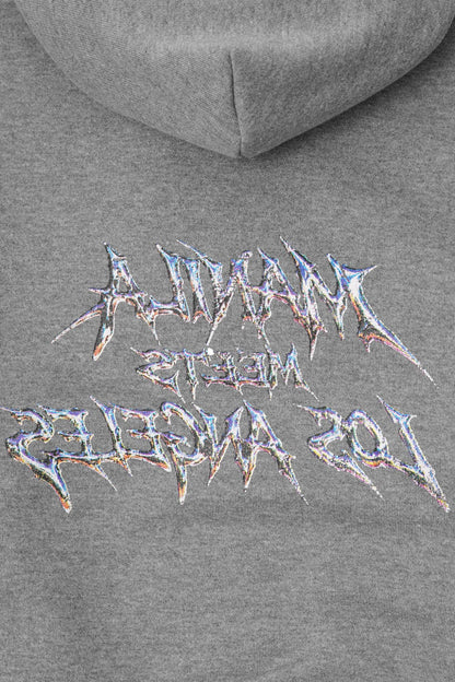 "MERCURIAL" HOODIE IN HEATHER GREY