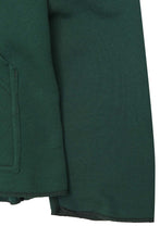 "M'$ SPECKS V2" CUTOFF HOODIE IN HUNTER GREEN