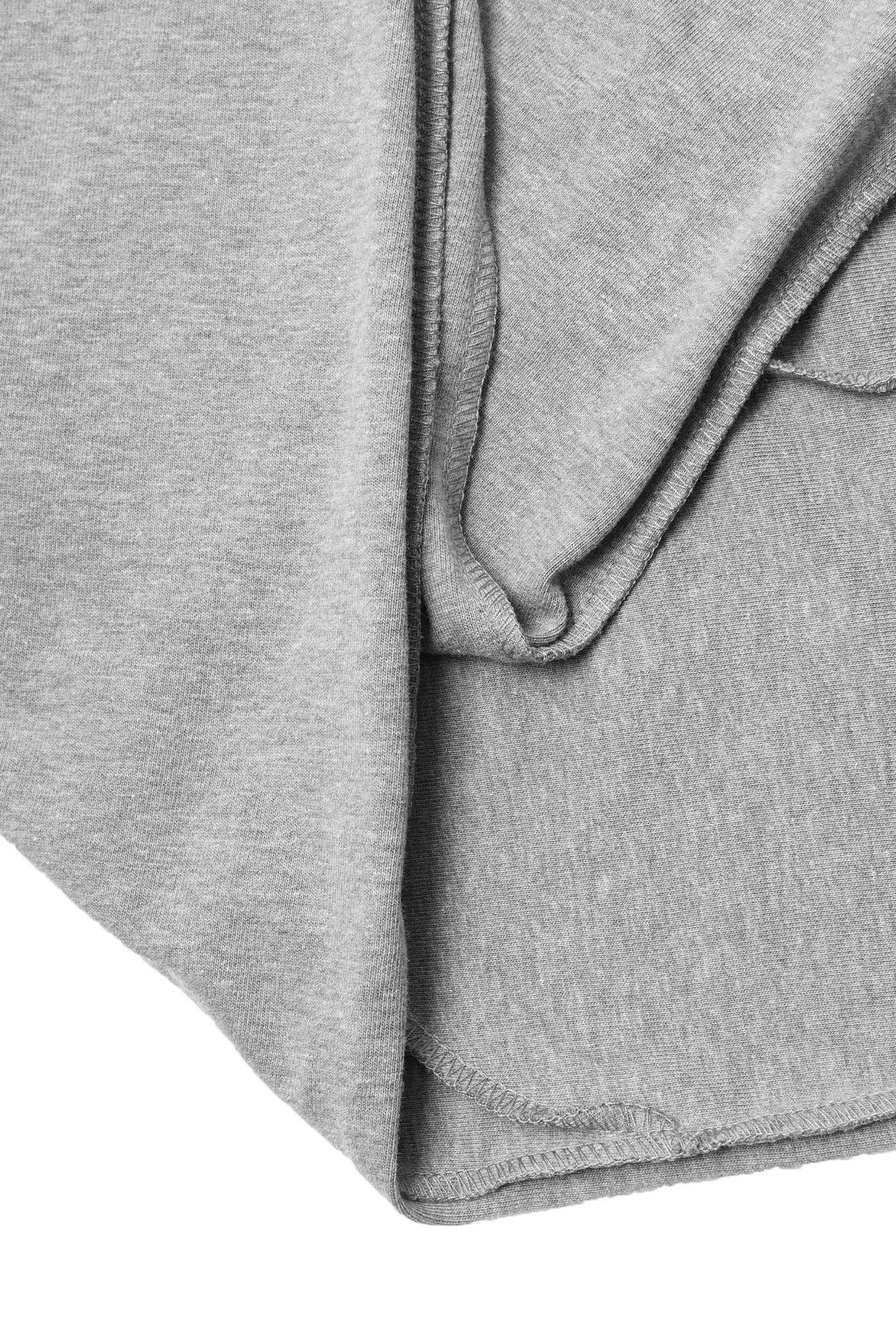VEINS FRENCH TERRY PANTS IN HEATHER GREY