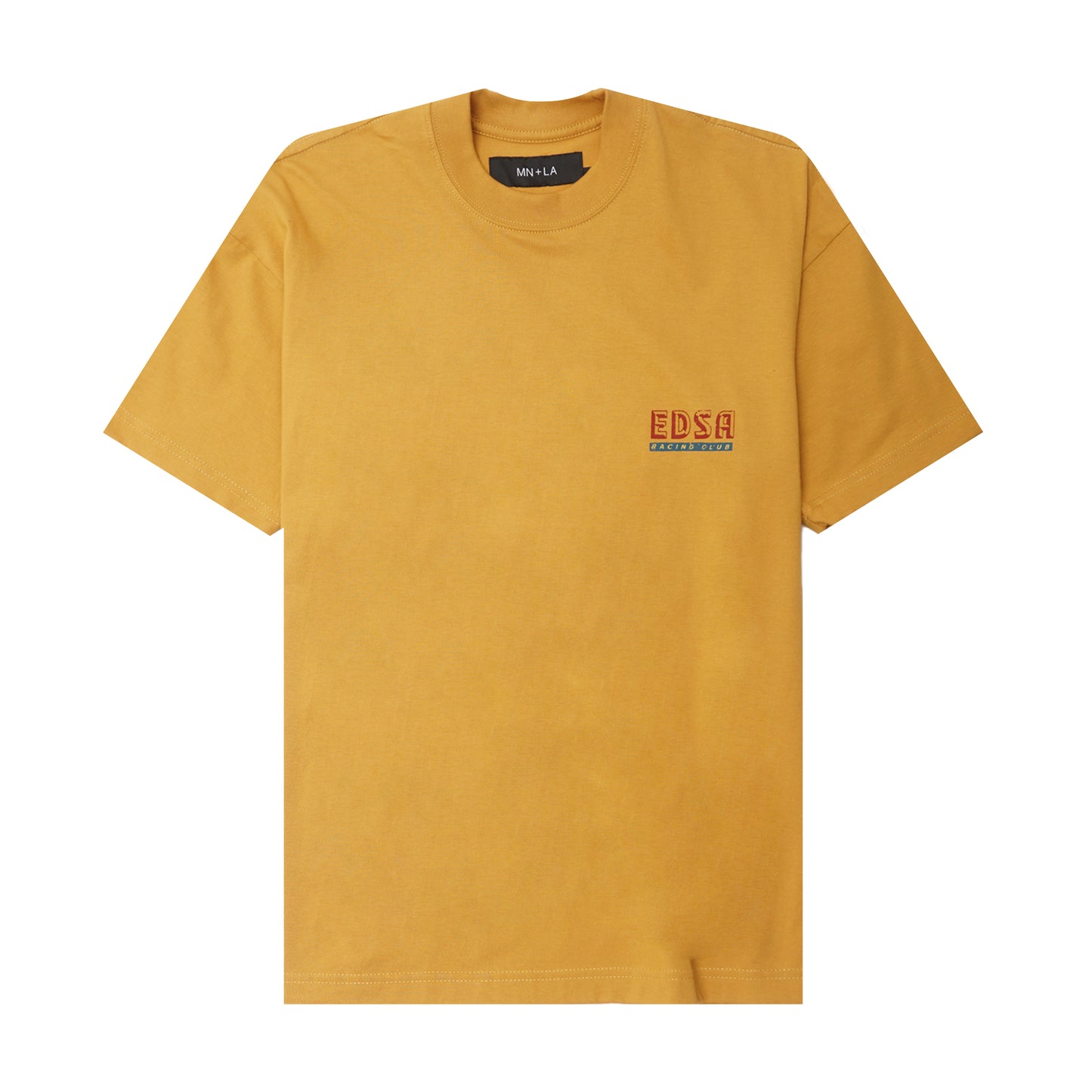 "EDSA RACING CLUB" TEE IN MUSTARD