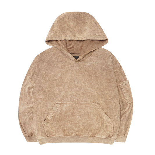 TOWEL VINTAGE HOODIE IN SAND