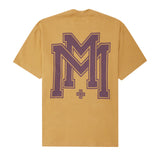 M'$ UNIVERSITY V2 TEE IN MUSTARD