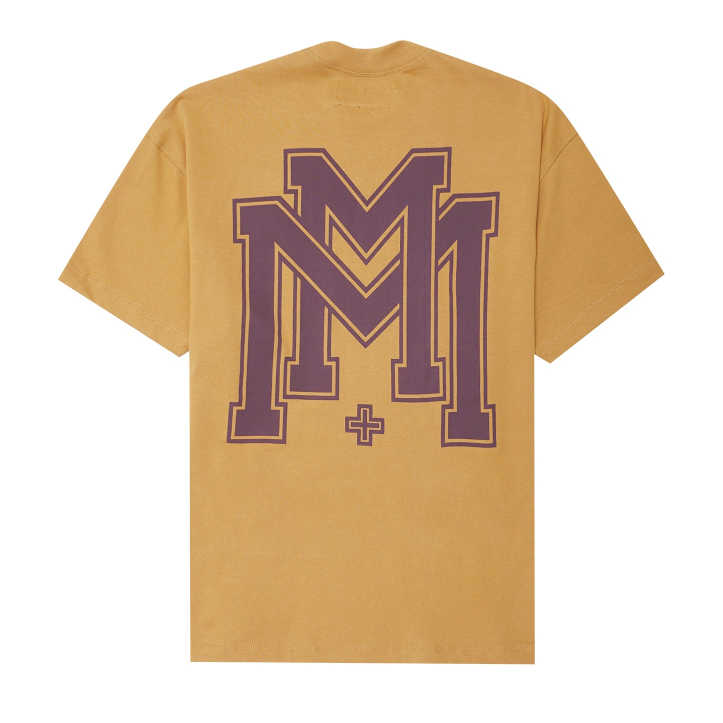 M'$ UNIVERSITY V2 TEE IN MUSTARD
