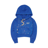 "PAINT SPLAT" LITTLE HUMAN™ HOODIE IN ELECTRIC BLUE