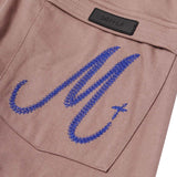 M+ BOOTCUT PANTS IN MAUVE