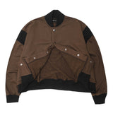 BRONCO VARSITY JACKET IN OLIVE DRAB
