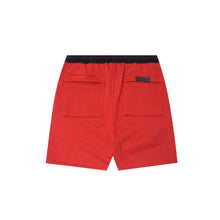 SWEATSHORTS IN FADED RED