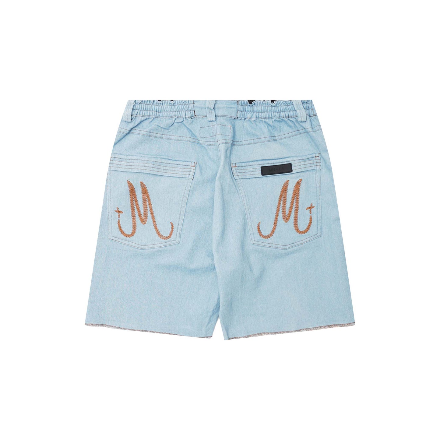 "VAPOR BLUE" OVERPOCKET PHAT SHORTS