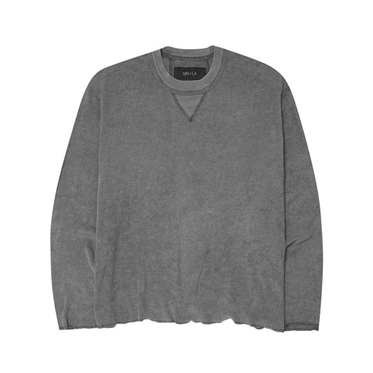 TOWEL MILITIA LONGSLEEVE TEE V3 IN OWL GREY