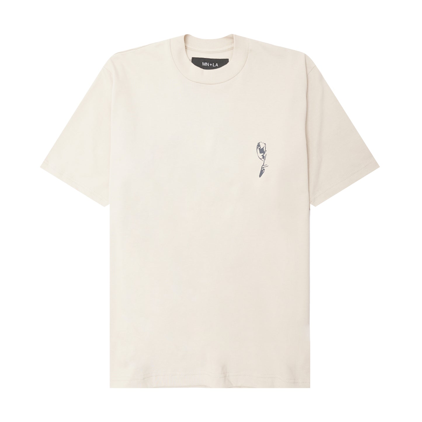 "SOUFFRE IN SILENCE" ULTRA HEAVY TEE IN OAT