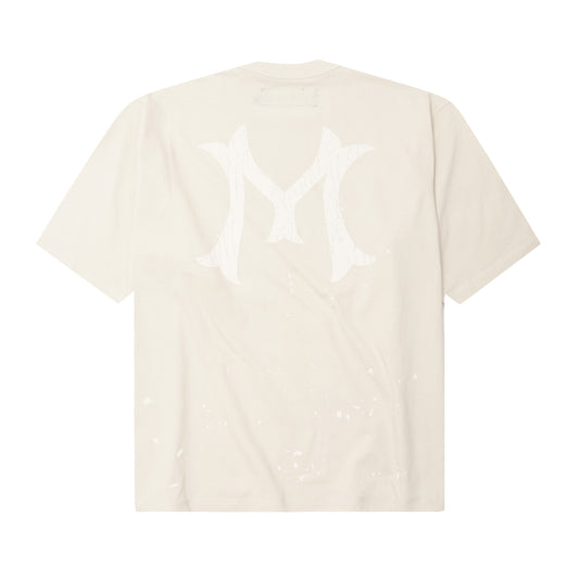 "HITTER" V3 MILITIA MOCK NECK LITE TEE IN POWDER PINK
