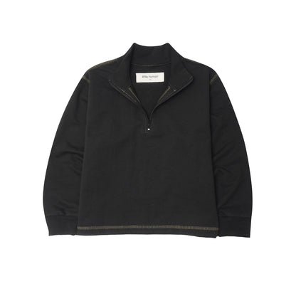 LITTLE HUMAN™ QUARTER ZIP IN ANTHRACITE/OLIVE