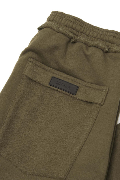 FORGED PANTS IN OLIVE