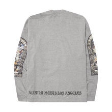 "LAST SUPPER" LONGSLEEVE TEE IN HEATHER GREY