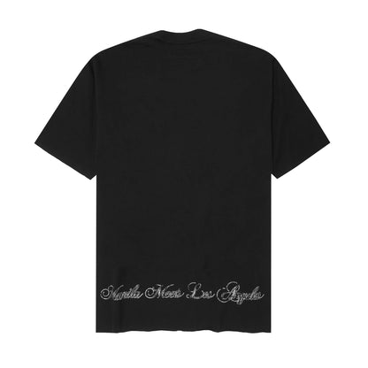 "BRAWLERS" TEE IN CAVIAR