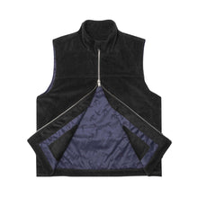 CORDUROY SHINOBI VEST IN MIDNIGHT