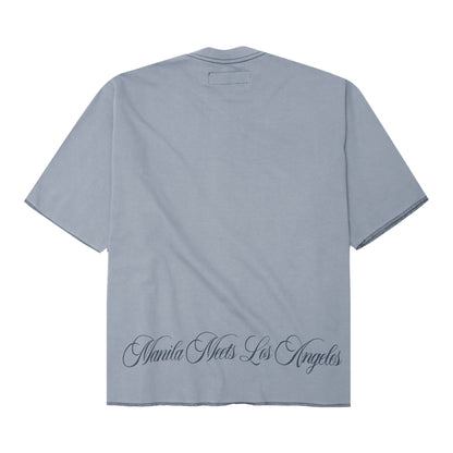 "CROWN OF THORNS" TEE IN GLACIER