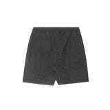PLEATED HOUSE SHORTS IN MIDNIGHT HEATHER