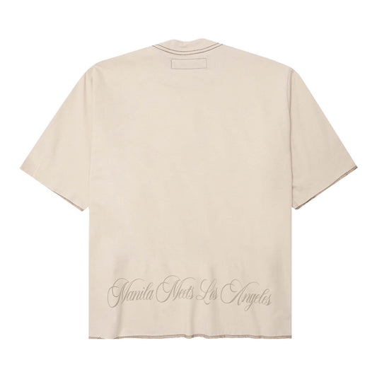 "CROWN OF THORNS" TEE IN OAT