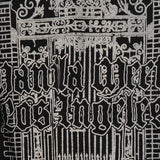 "MONARCH CROSS" HOODIE IN CAVIAR