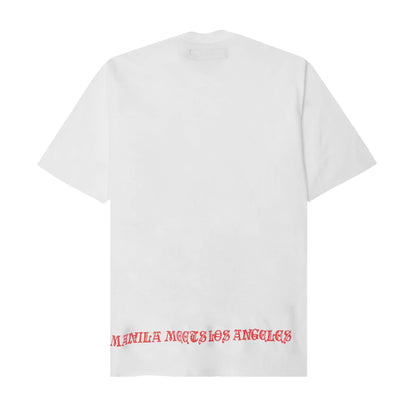"WAR ANGEL" TEE IN WHITE