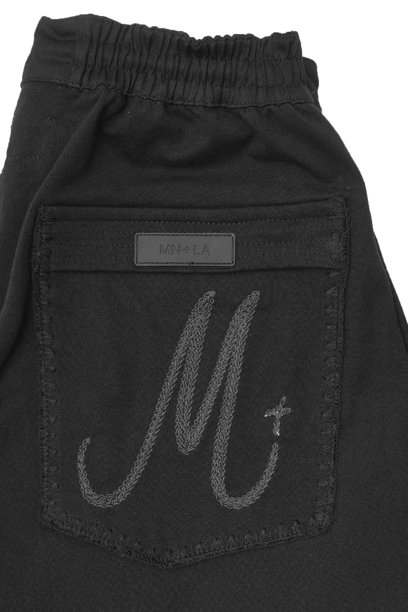 INCA BOOTCUT PANTS IN CAVIAR