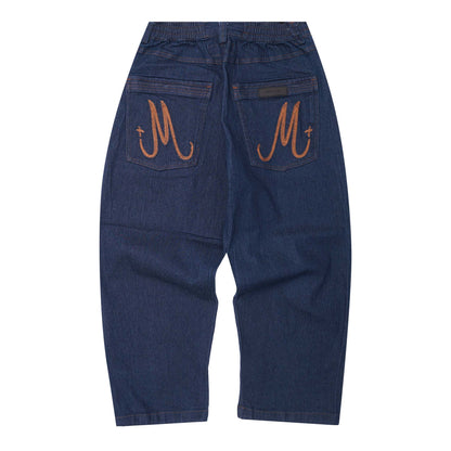 "COLD NAVY" OVERPOCKET PHAT PANTS