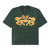“BURNING STALLION” TEE IN HUNTER GREEN