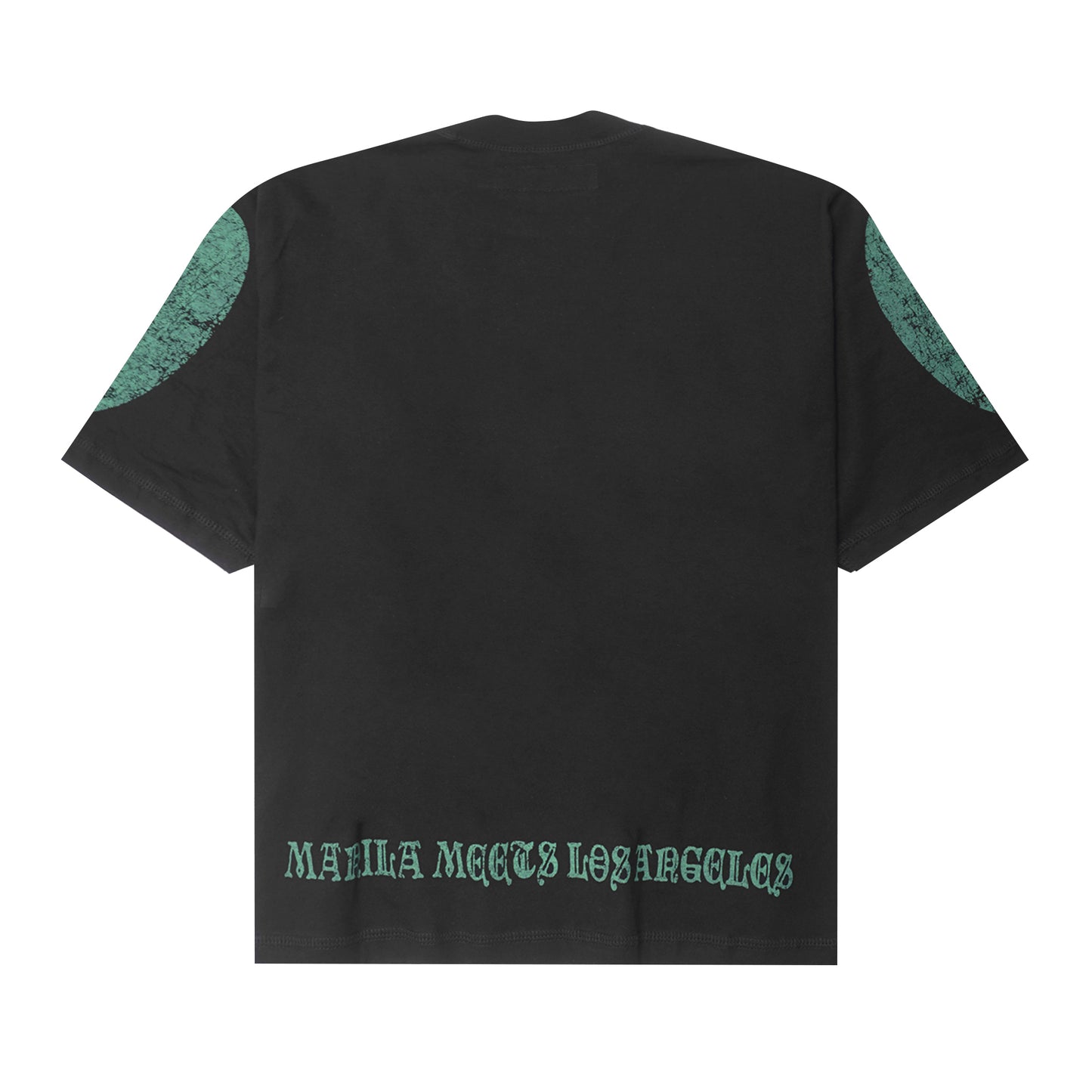 "ECHOES OF HEAVEN" TEE IN ANTHRACITE