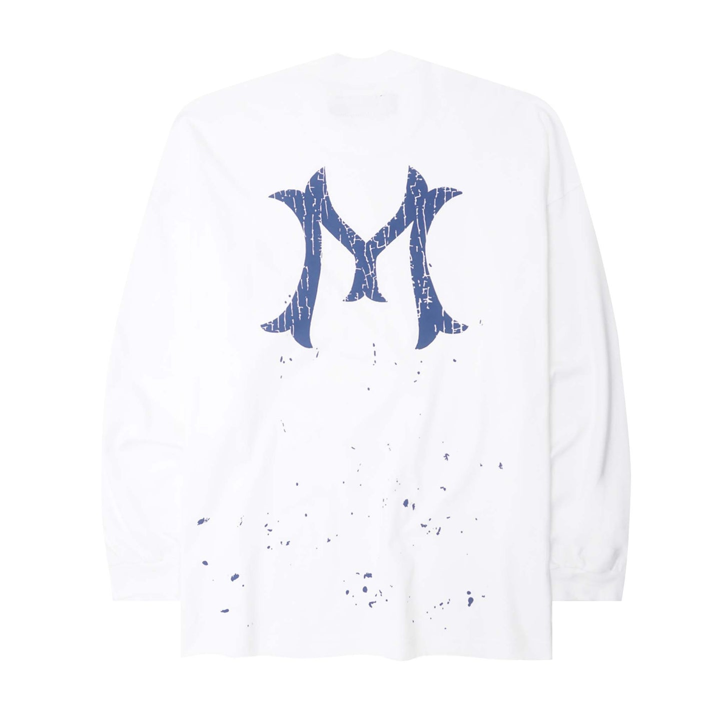 "HITTER" V3 LONGSLEEVE TEE IN WHITE