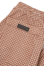 DOJO PANTS IN RUSSET HOUNDSTOOTH