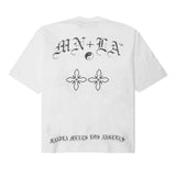 "TAKE NO SHIT, DO NO HARM" TEE IN WHITE