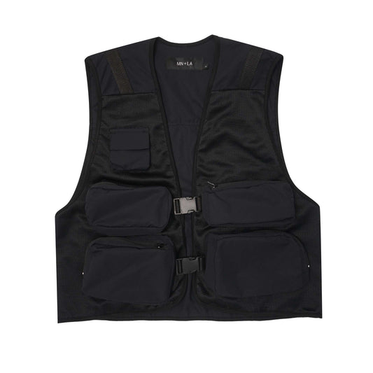 UTILITY VEST IN MIDNIGHT NAVY
